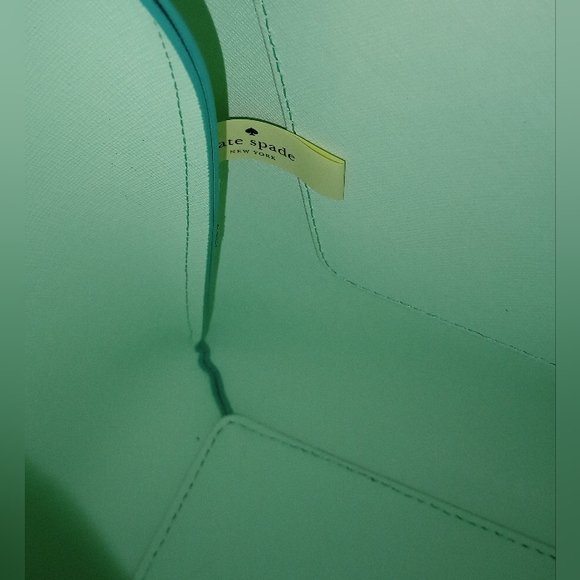 NWT Kate Spade Cape Drive Harriet Bucket tote bag aqua - Picture 13 of 15